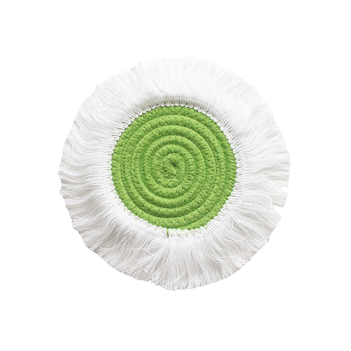 INS borla almohadilla aislante hilo de algodón tejido cuerda de algodón estera de mesa estera tazón Estilo nórdico simple montaña