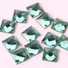 Glossy square crystal, accessory, wholesale