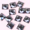 Glossy square crystal, accessory, wholesale