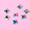 Glossy square crystal, accessory, wholesale