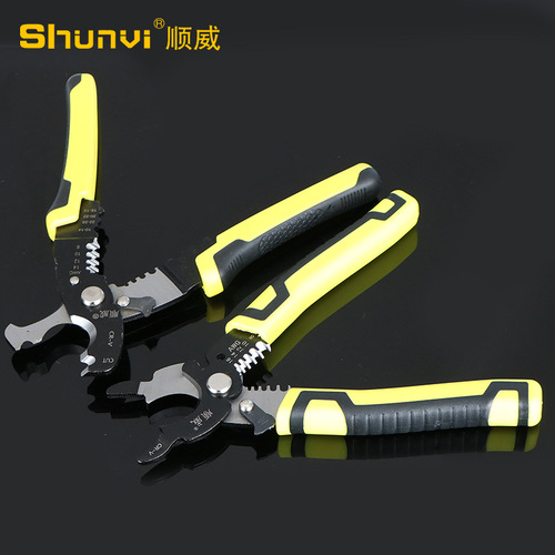 [Manufacturer wholesale] Multifunctional wire stripping pliers, manual wire pulling pliers, wire crimping pliers, stripping pliers, cable stripping pliers