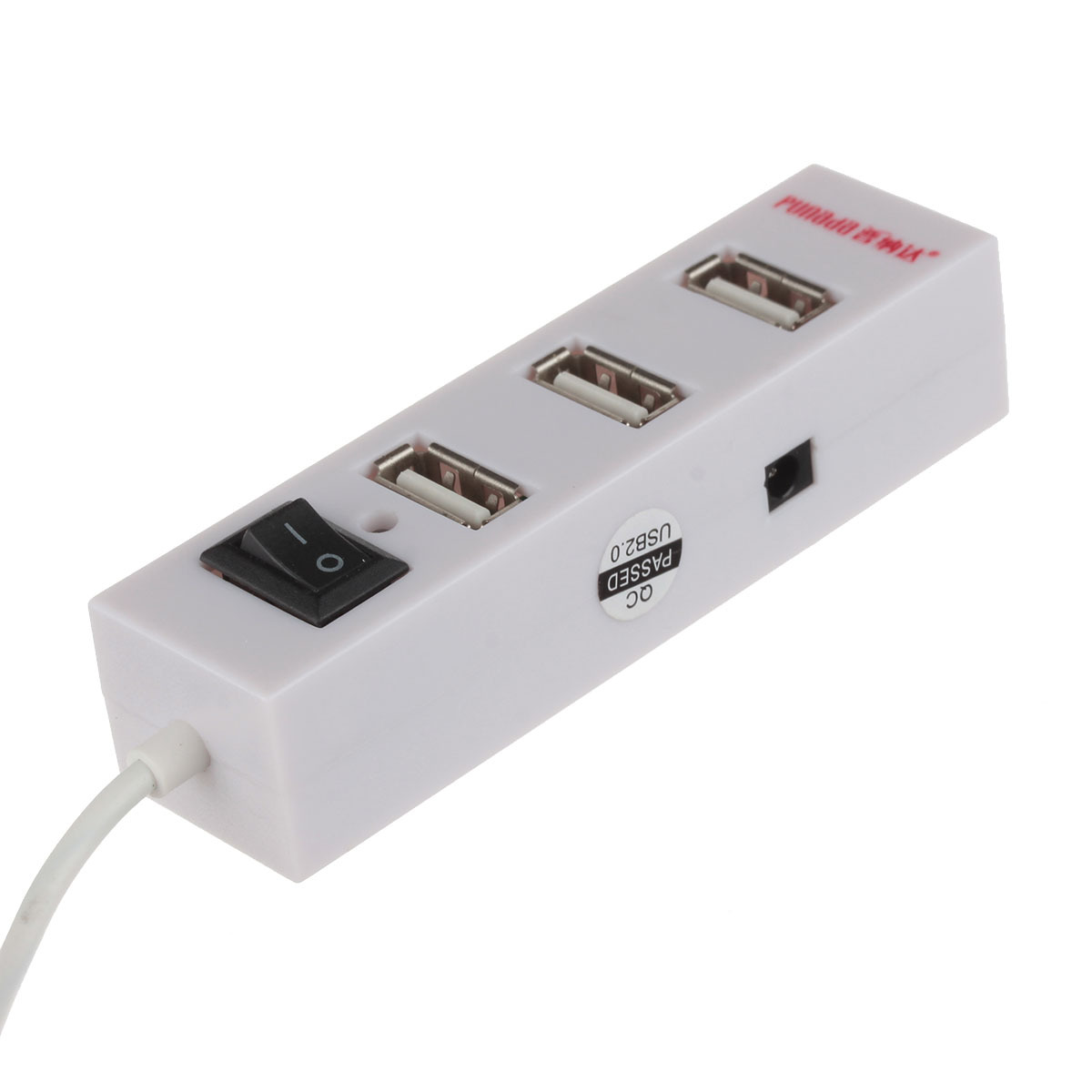 Concentrador USB Punada I-1001, hub con 4 puertos USB 2.0, extensión para ordenador