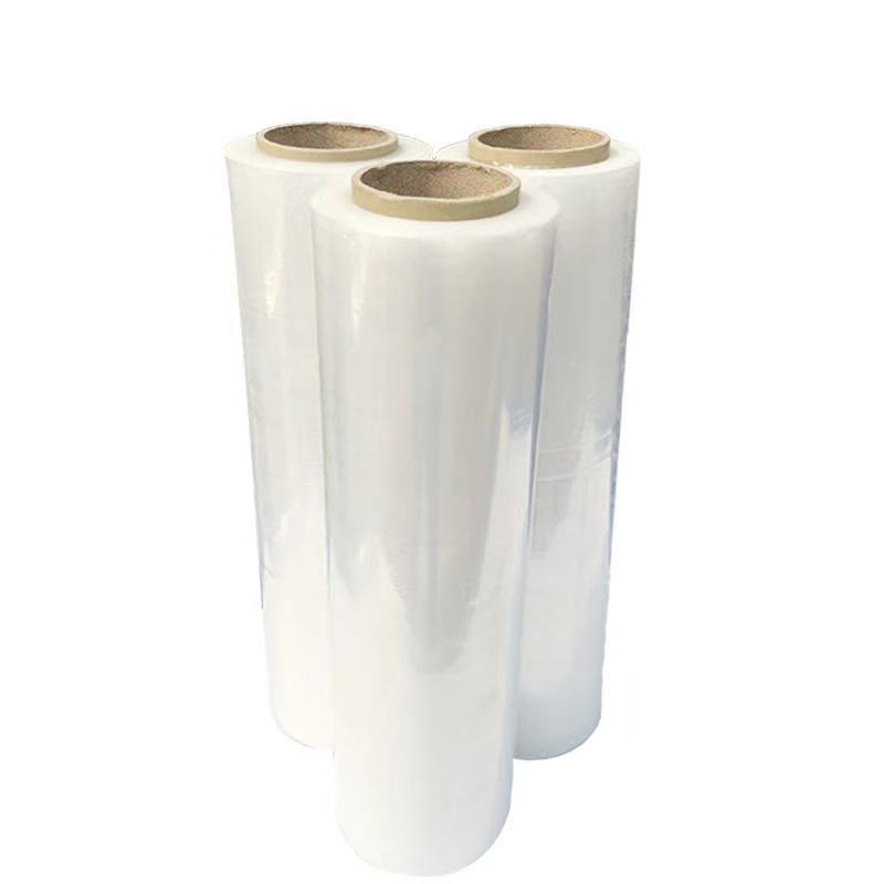厂家PE保护打包膜 工业打包围膜拉伸膜自粘透明缠绕膜包装膜