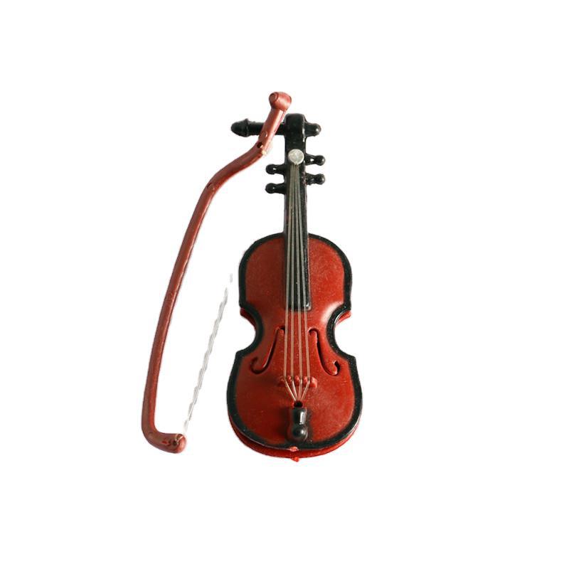 Dollhouse doll house mini miniature world violin instrument Scene Model shooting props