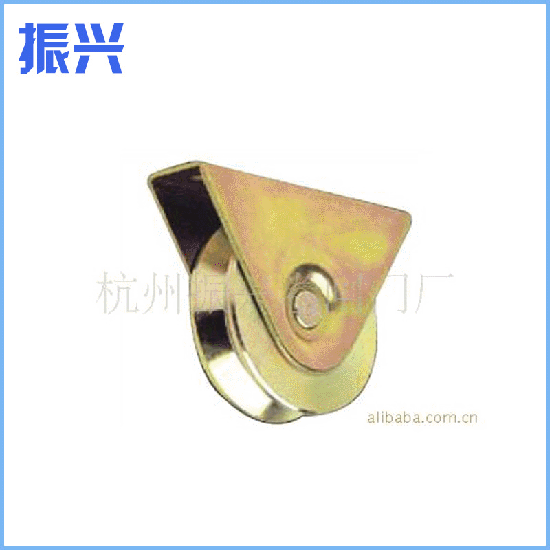 厂家供应 平移门放线下滑轮  V型槽钢丝绳滑轮