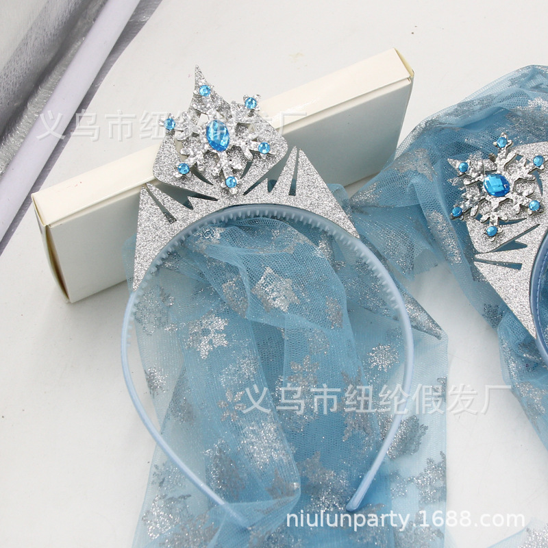 Elsa y Anna Peluca Elsa Venta caliente transfronteriza Frozen Elsa Anna Princesa Peluca vestir