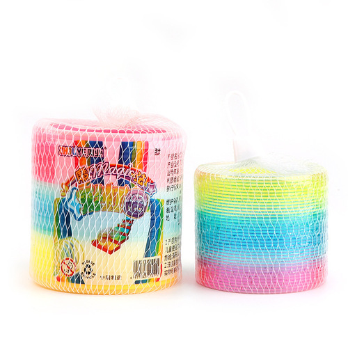 Creative children's toys rainbow circle large, medium and small sizes transparent baby educational rings nested rings in various shapes