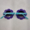 Black glasses solar-powered, retro children's sunglasses, factory direct supply, flowered