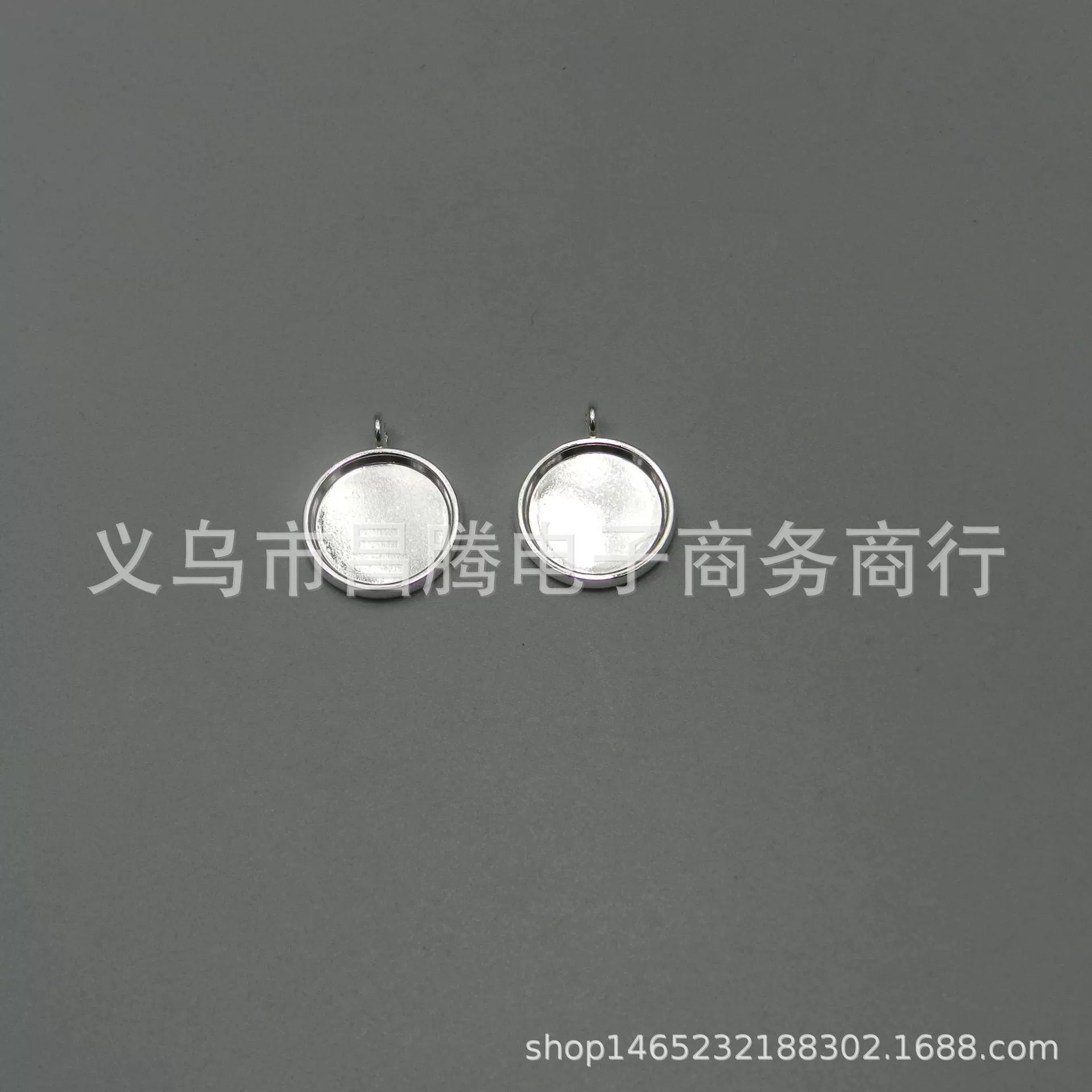 Внутренняя 16 мм подвеска с драгоценным камнем времени Нижняя опора из цинкового сплава Выпуклое основание DIY ювелирные аксессуары материалы ручной работы