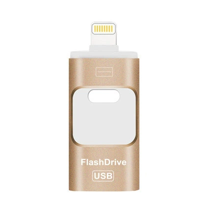 Совместимый металлический высокоскоростной USB-флеш-накопитель для мобильного телефона, Android, 32ГБ, три в одном, 64ГБ, (торговля через границу)