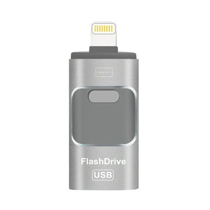 Совместимый металлический высокоскоростной USB-флеш-накопитель для мобильного телефона, Android, 32ГБ, три в одном, 64ГБ, (торговля через границу)