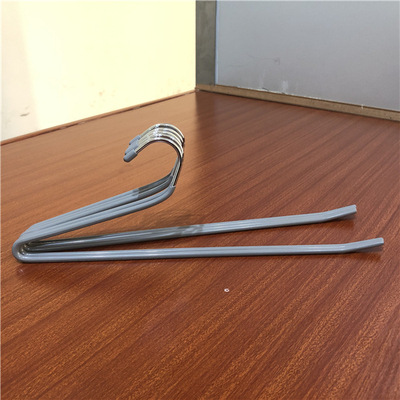 Estante de los pantalones de ganso de acero inoxidable S-tipo plástico inmersión hogar percha metal antideslizante magia engrosada hierro pantalones percha