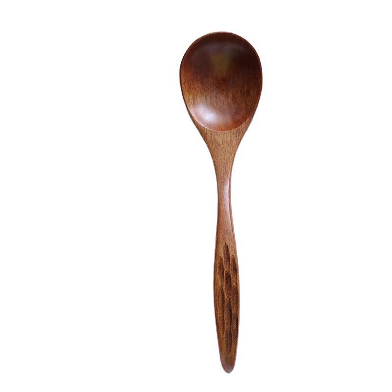 Cucharas de madera vintage para café y postre estilo lujo_voghion.com