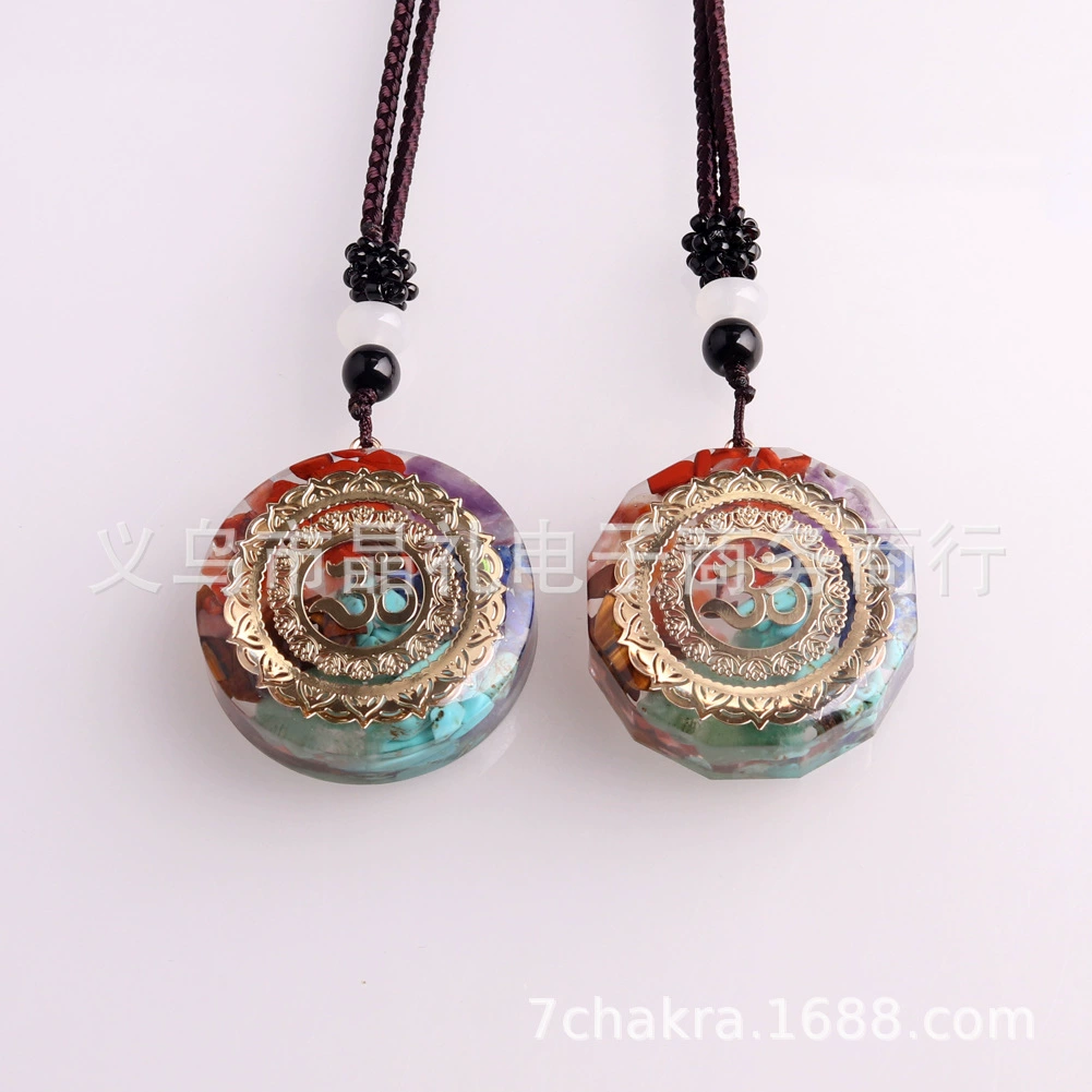 Кристалл отпечаток Reiki Healing Energy Cross - кросс-бордерная распродажа, натуральный графит, синтетический кристаллический подвеска