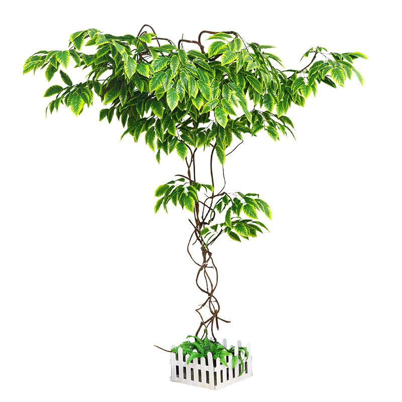 Ramas artificiales, hojas, ramas, grandes árboles falsos, vides secas, árboles decorativos, vides, hojas, sala de estar, vides, plantas grandes, plantas verdes