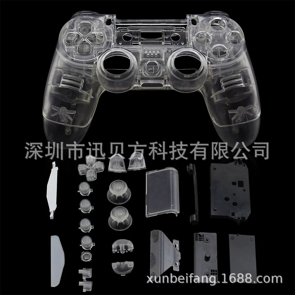 Рукоятка PS4 V1/V2, держатель, полное аксессуары, прозрачная рукоятка PS4 V1