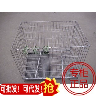 Huamei складная железная клетка с жирным дном и углом 85 длиной X60 шириной x72 см высотой