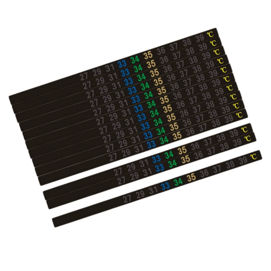 Кольцо питания дисплей температуры стикер температуры кольцо стикер цифровой цвет кольцо стикер температуры