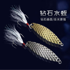 Factory Wholesale Diamond Leech Spoons 2.5g 5g 7g 10g 15g 20g Long Range Hard Baits Lure Freshwater Saltwater