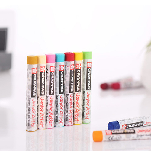 Japan Sakura Sakura 24-color oil pastels, pink crayons, washable children's crayons