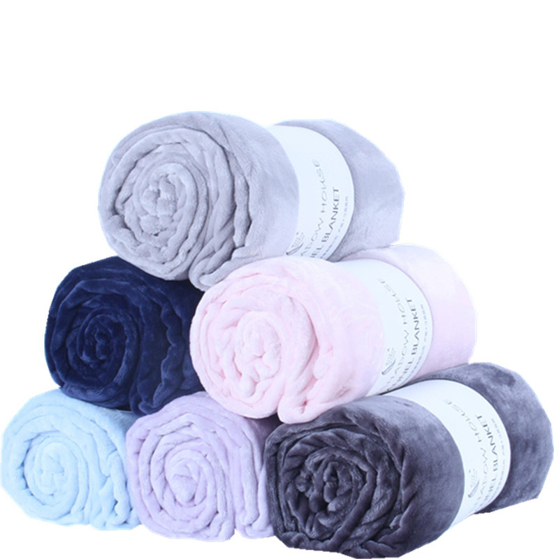 Foreign Trade Order Custom Processing Flannel Blanket Coral Velvet Blanket Oem Custom Printing Logo Oem Processing