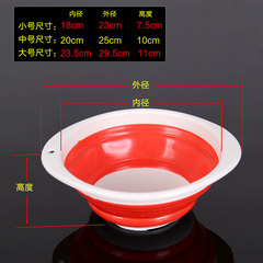 摺疊餌料盆 釣魚盆窩子盆開餌盆洗手盆活餌盆釣魚用品