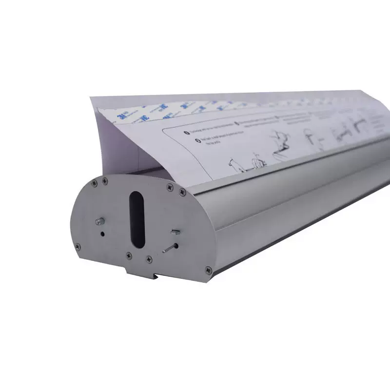 铝合金双面易拉宝双面海报架便携式广告展架外贸出口广告展架