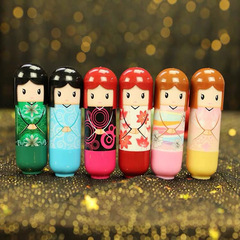 Hengan Shi Jing Kimono Doll Colorless Moisturizing Lip Balm, Hydrating, Moisturizing, Dehydration Prevention, Base Lip Protection, Cute Lip Balm