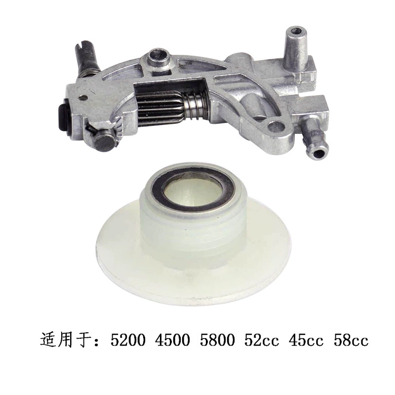 2 штуки 1 комплект цепной пилы масляный насос червячный комплект для 5200 4500 5800 52cc 45cc 58cc
