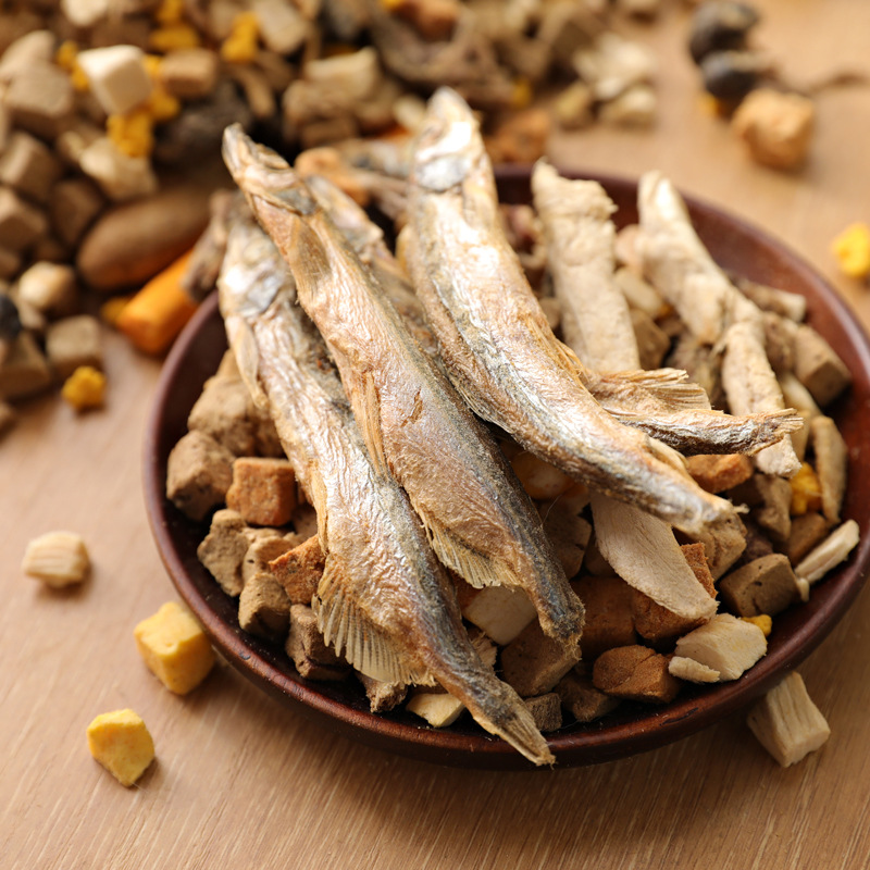Aperitivos para gatos, pescado de primavera, cubos de ternera, cubos liofilizados, gatos liofilizados, huevos de codorniz, pollo amarillo, pescado pequeño, liofilizado