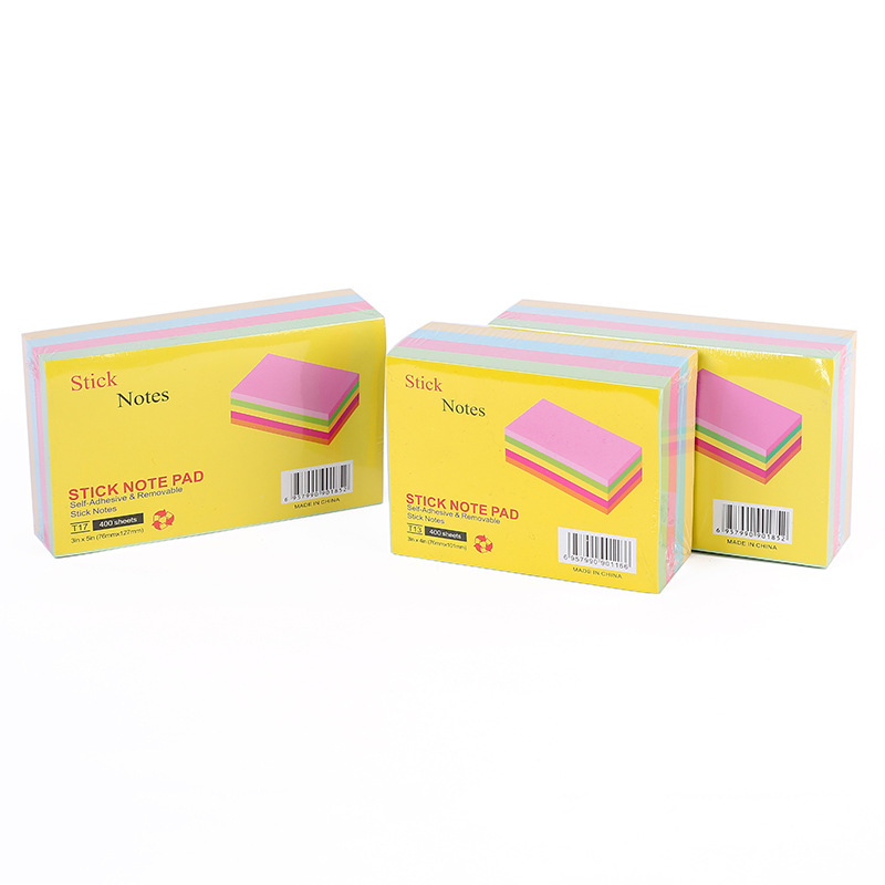 Bloque de papel notes adhesivos con funda retráctil creativa, mensajes