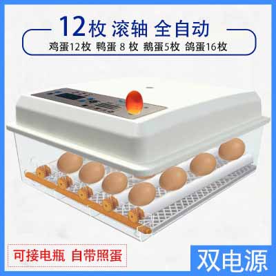 Incubadora de pollos al por mayor de comercio exterior, incubadora inteligente pequeña para el hogar, incubadora de huevos transfronteriza, incubadora de huevos inteligente