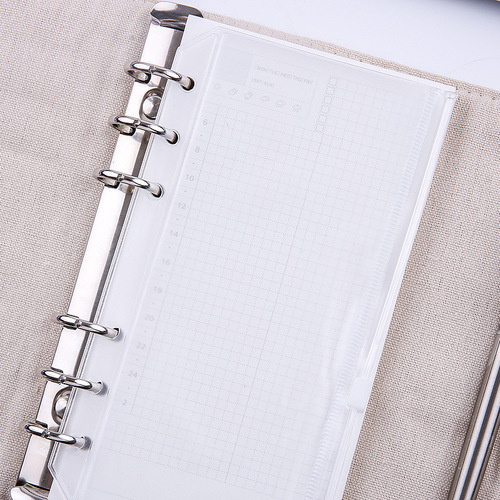 Loose-leaf book inner core A5A6 loose-leaf replacement core 6-hole storage bag grid grid day, month and week plan handbook