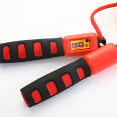 Creative new foam handle adjustable counting jump rope, wear-resistant PVC handle thickened jump rope sports fitness equipment