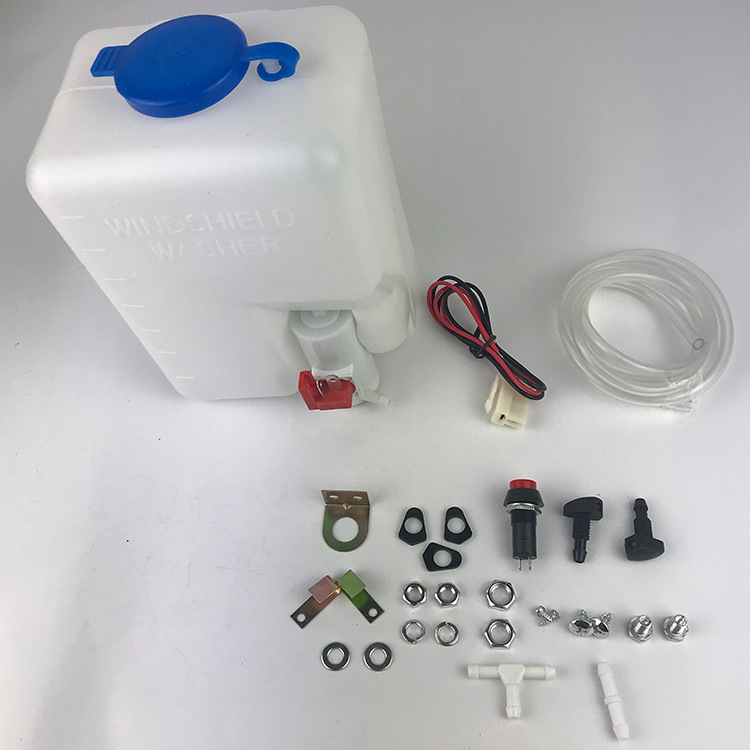 12v 1.5L coche universal de lavado de parabrisas botella de limpieza de olla traje de botella de limpieza limpiaparabrisas botella de pulverización de agua
