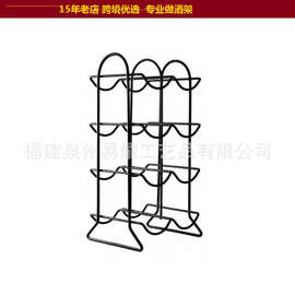现代简约可收纳8瓶葡萄酒的酒架储物架 跨境货源批发工艺品