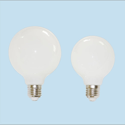 LED white dragon ball bulb g45 bulb G80G95 dragon ball bulb Three-color change lighting white transparent round bulb light