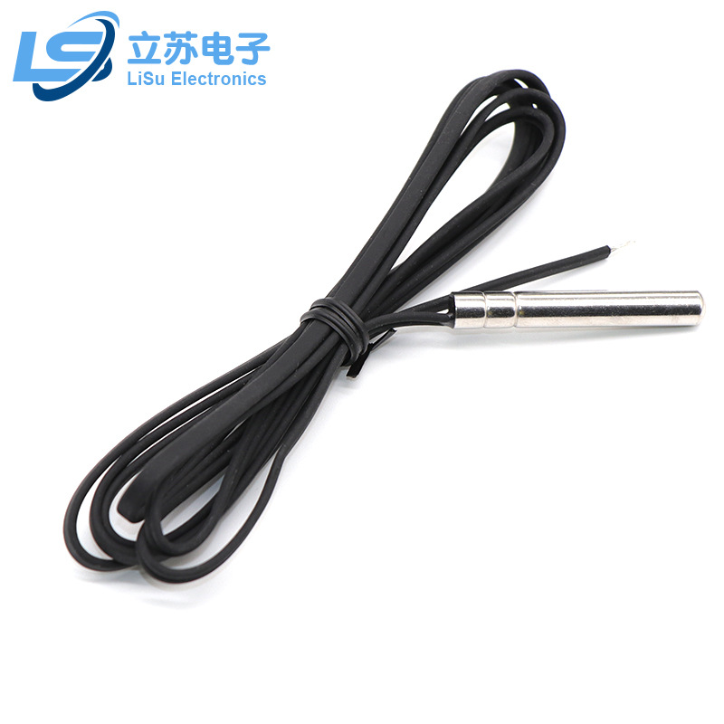 TPE6*50温度传感器不锈钢壳探头 防水耐高温高精度铂3D打印机定制