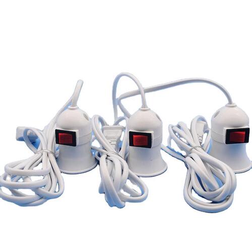 E27 screw socket with switch lamp holder with cord suspended lamp holder with plug 2.5m lamp holder power cord manufacturer wholesale