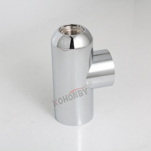 厂家直供 不锈钢电镀光头强三通主体光头强三通厨房水龙头壳体