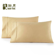 新款外贸亚马逊单双人磨毛加厚纯色信封式枕套pillowcase代发