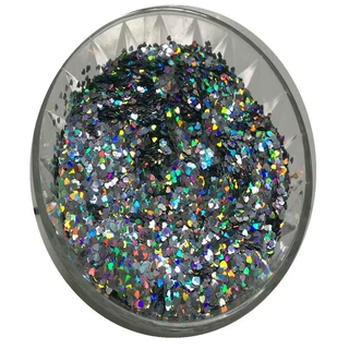幻彩桃心形亮片 3MM毫米爱心形状亮片 厚材幻彩桃心形金葱粉亮片