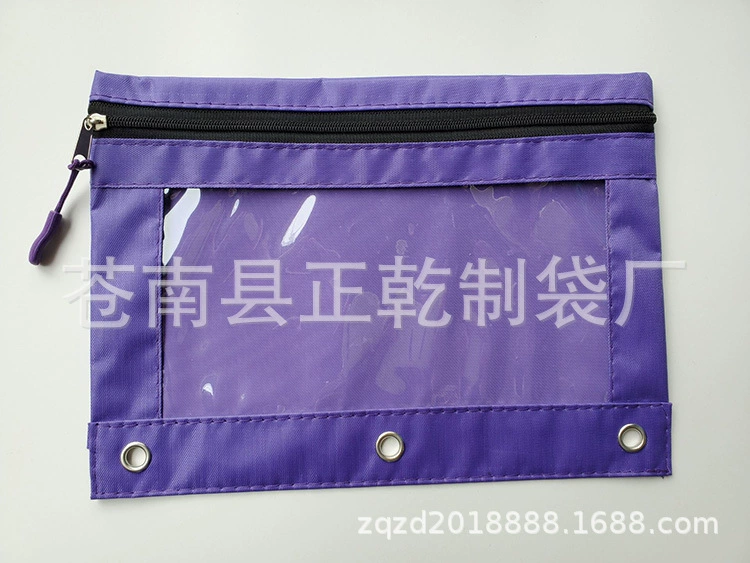 Pencil case, pendant with zipper for documents