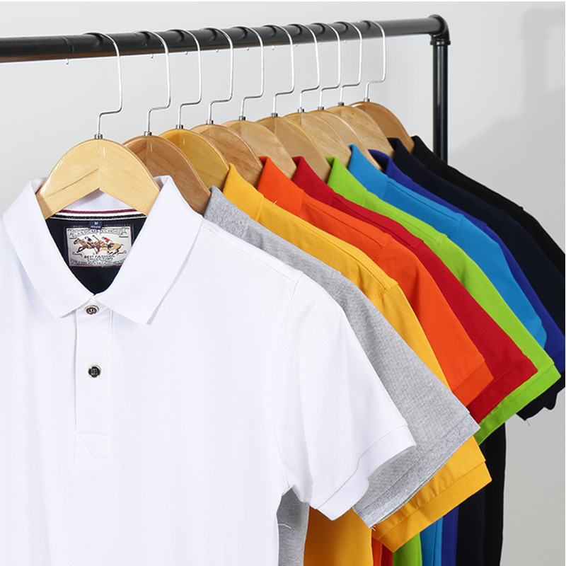 Camisa de polo de solapa logotipo personalizado patrón ropa de trabajo grupo ropa camiseta publicidad personalizada camisa cultural manga corta al por mayor