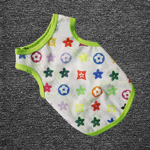 New pet dog clothes spring and summer breathable thin comfortable and cool Korean cool clothing Teddy Schnauzer vest