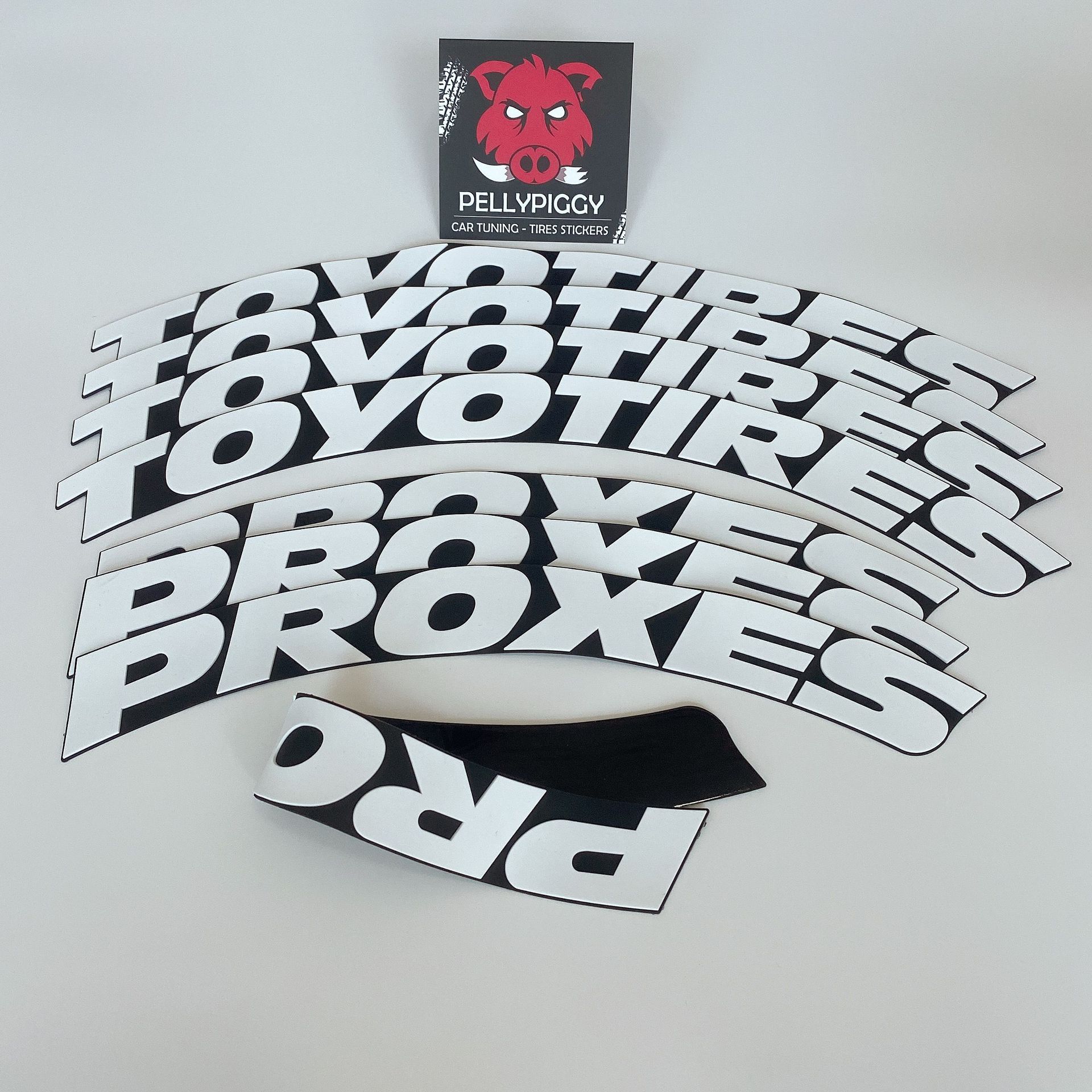 화이트 토요타 프록스*4