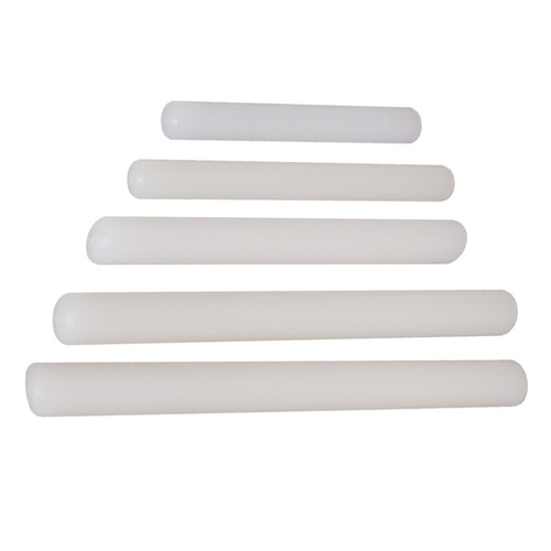 Plastic white PP rolling pin silicone dumpling skin rolling pin non-stick fondant rolling pin kitchen baking rolling pin