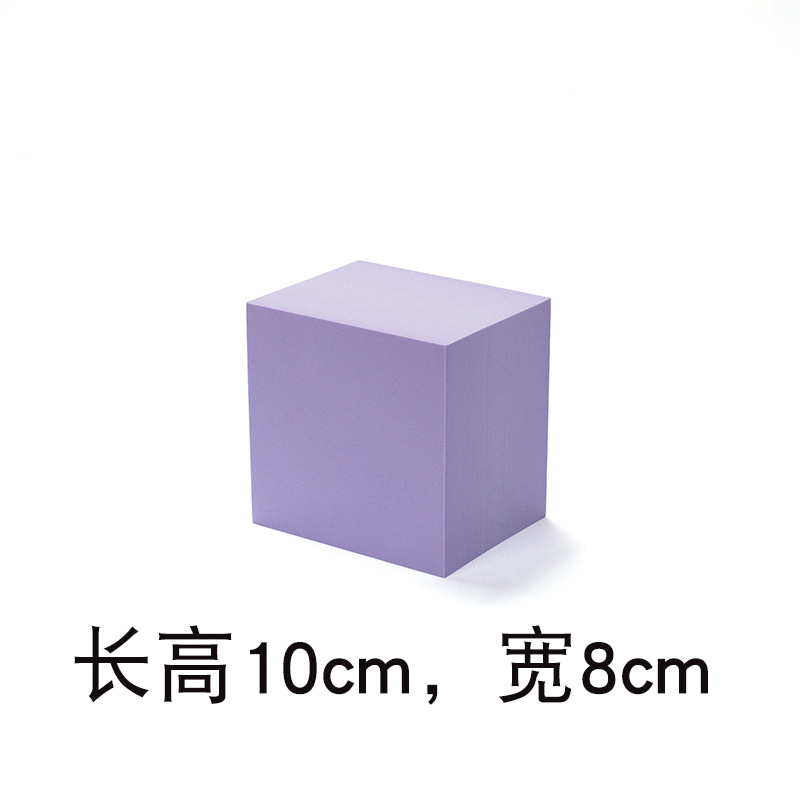 Fondo de plataforma de fotografía de columpio tridimensional Cubo geométrico accesorios de fotografía decoración ins celebridad de Internet