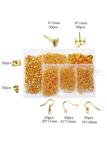 diy jewelry accessories earrings combination material package Amazon cross-border ear hook earrings single hoop earring material package