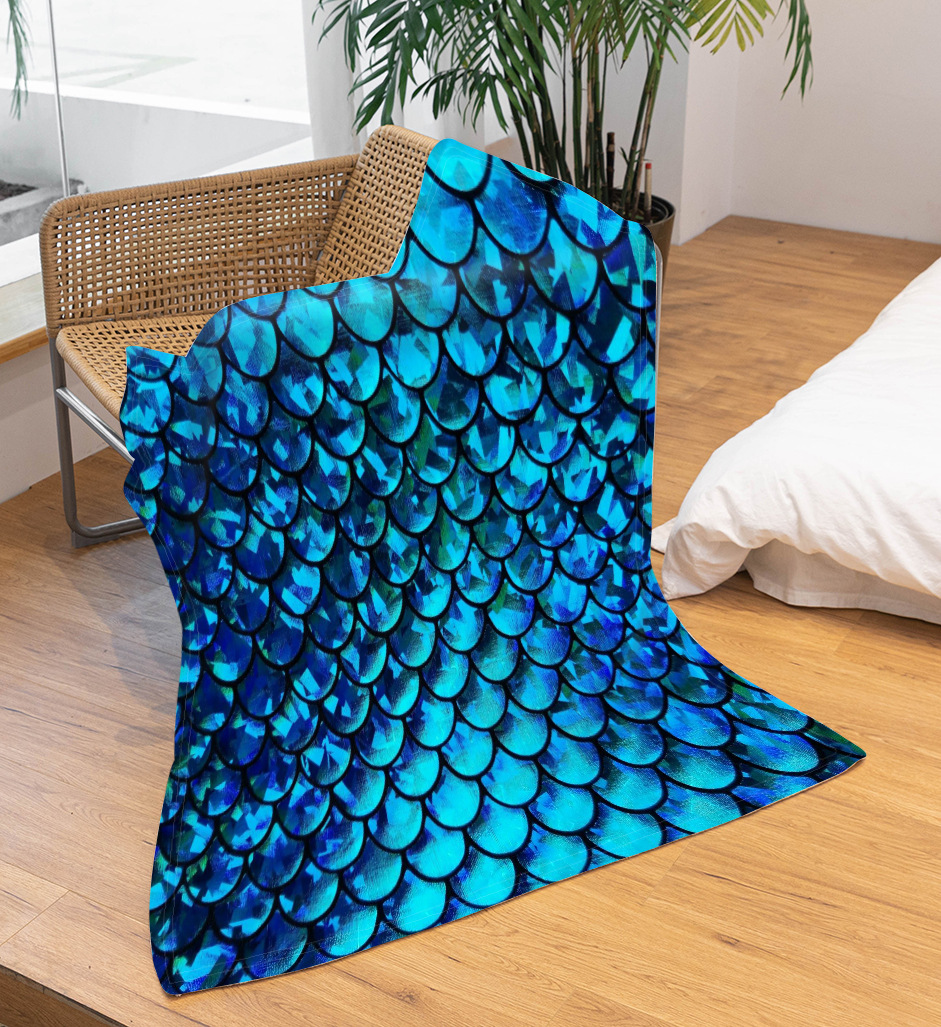 Creative keep warm duvet, digital double-sided flannel sofa